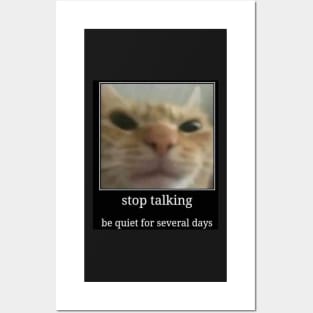 Stop talking Posters and Art